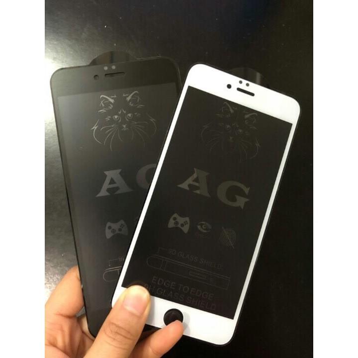 Kính Cường Lực Dành Cho Điện Thoại iPhone 7/ 8 Chống Bám Vân Tay AG Full Keo Full Màn - Chống hại mắt