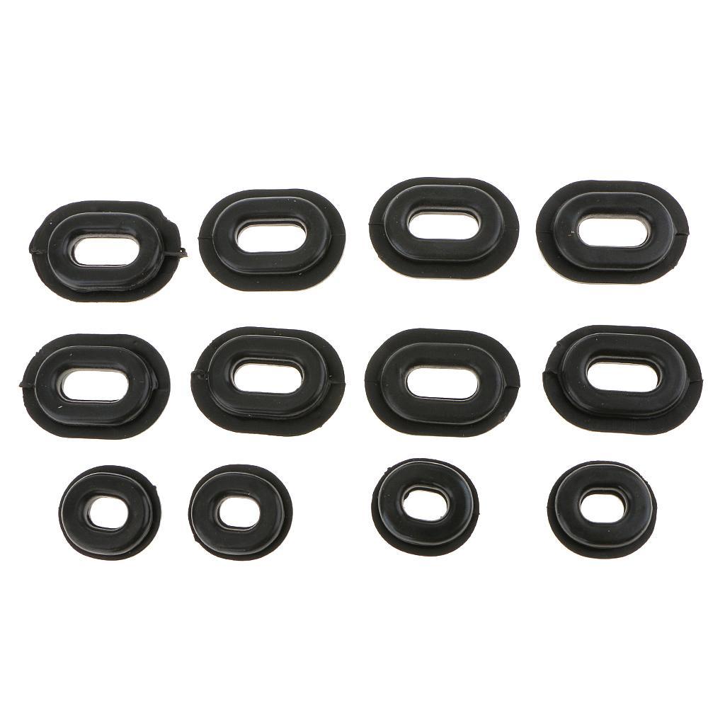 120X Side Cover Grommets for CL XL 100 CG125 CB125S CB125T Black
