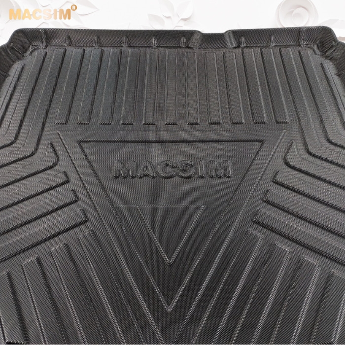 Thảm lót cốp xe ô tô MG ZS nhãn hiệu Macsim chất liệu TPV cao cấp màu đen hàng loại 2