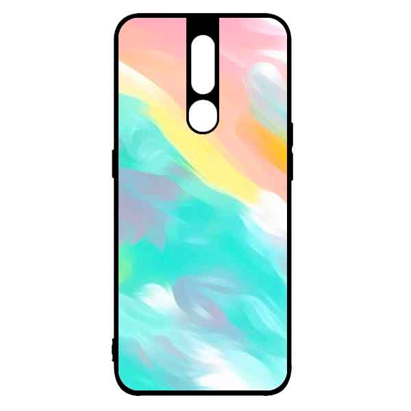 Ốp Lưng in cho Oppo F11 Pro Mẫu Họa Tiết Nước Loang - Hàng Chính Hãng