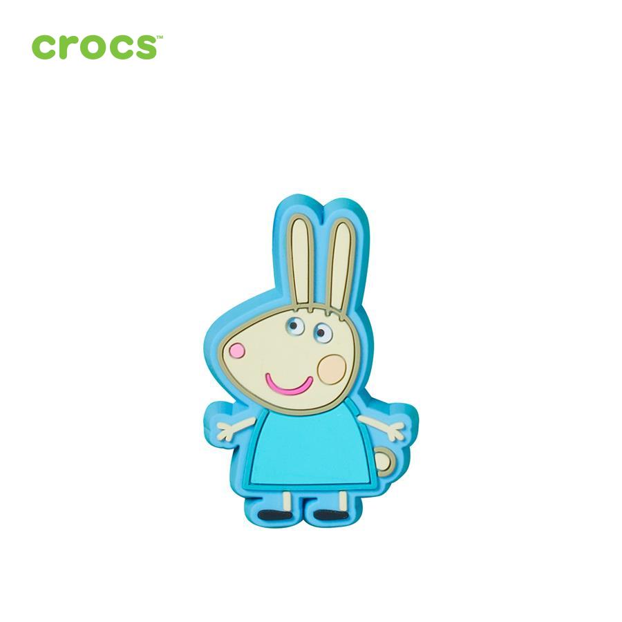 Huy hiệu jibbitz unisex Crocs JB Peppa Pig Miss Rabbit