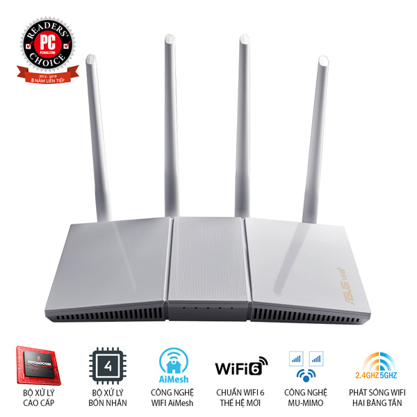 Router Asus RT-AX55- Hàng chính hãng