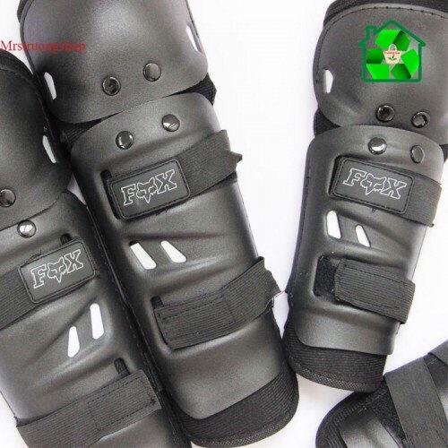 Bộ Giáp nhựa 4 món Đi Đường vận động thể thao Bảo vệ Chân và Tay