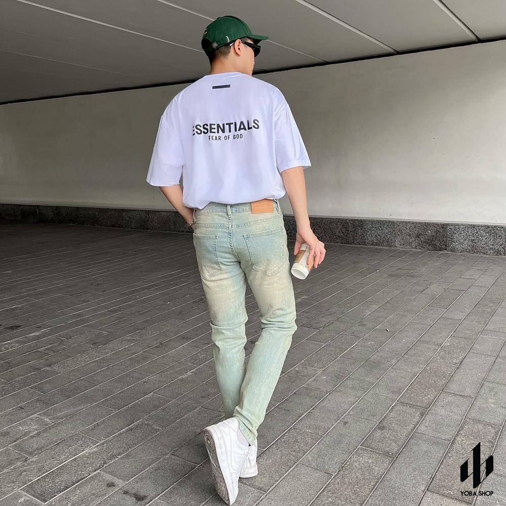 { + VOUCHER 20K} QUẦN JEANS NAM FORM SLIMFIT MÀU DIRTY WASH VẢI DÀY XỊN MỊN (ẢNH THẬT 100% BAO ĐỔI TRẢ