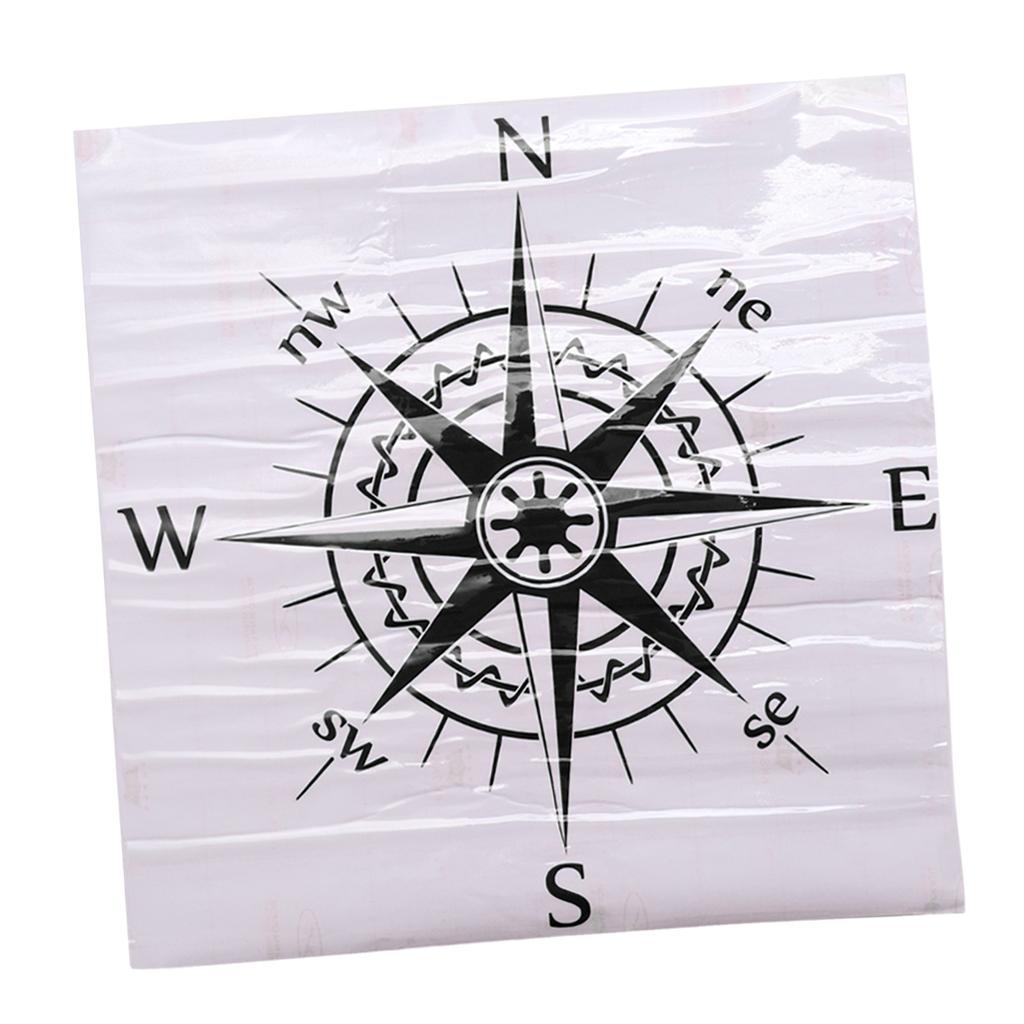 Car Truck Boat Exterior Body Windshield Reflective 3D Sticker Decal Black