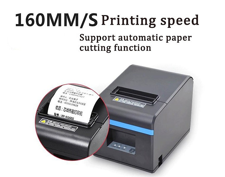 Máy In Hóa Đơn Bằng Nhiệt Xprinter XP-N160II - Hàng Chính Hãng