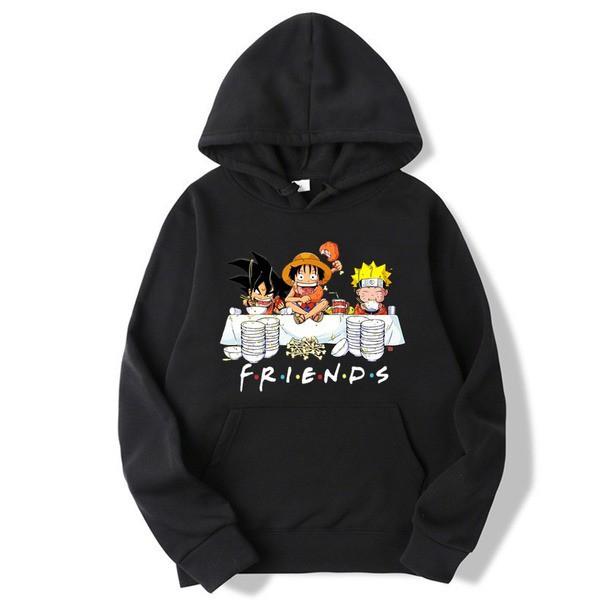 (XẢ KHO)Áo hoodie One Piece Luffy GOku Naruto dài tay đẹp chất xịn loại 1