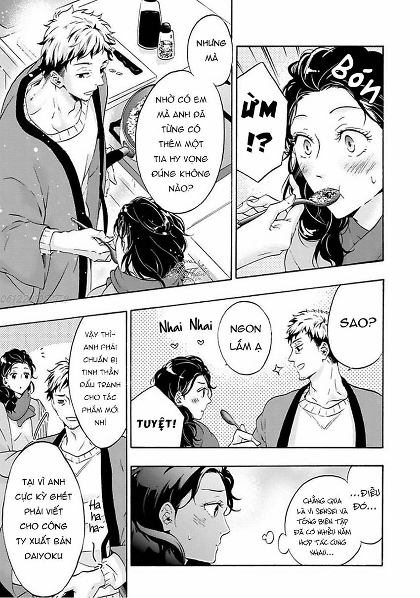 biên tập viên mộng mơ và tiểu thuyết gia chán đời chapter 8 23