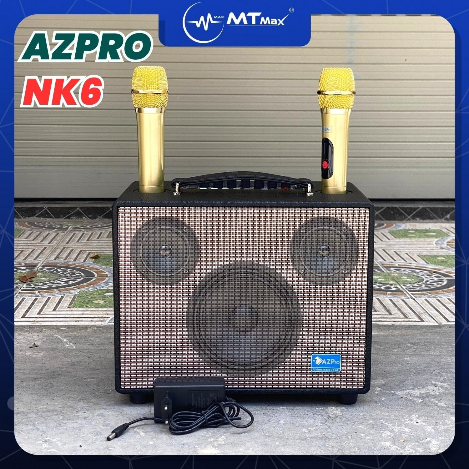 Loa Karaoke Xách Tay AZ NK6 – Bass 16 Công Suất 150W, Dải Tần Rộng Đủ Khả Năng Thể Hiện Tốt Tất Cả Các Bài Hát Từ Remix Đến Nhạc Cổ Điển