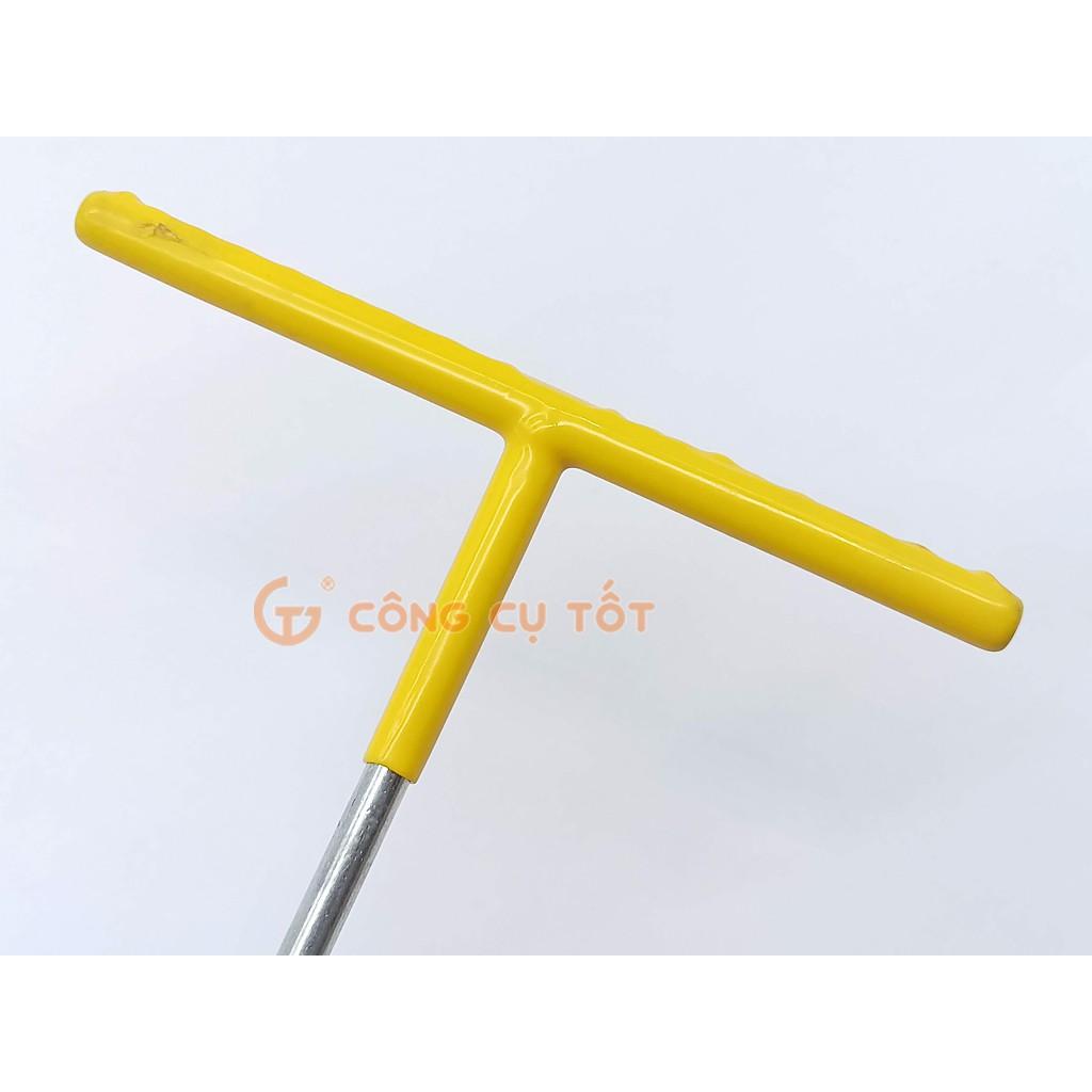 Tuýp chữ T cán bọc nhựa vàng 9mm