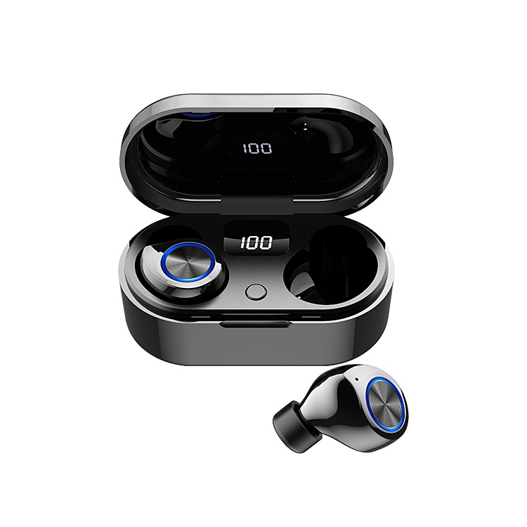 Tai Nghe Bluetooth 5.0 Cảm Ứng TOUCH TWINS Âm Thanh Vòm Stereo như nhà hát - Chống Nước IPX7 - Nghe 9h - Tích Hợp Micro - Tự Động Kết Nối - Tương Thích Cao Cho Tất Cả Điện Thoại, Ipad, Máy Tính Bảng, Laptop,