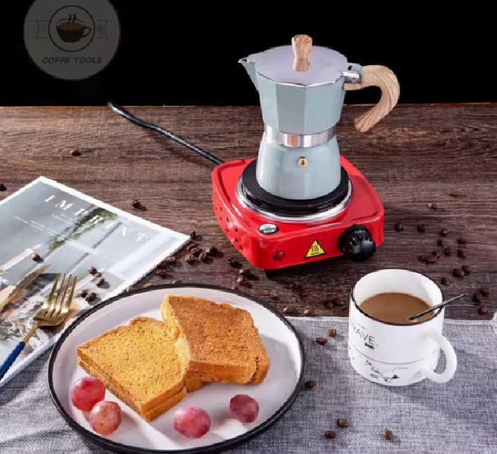 Bếp điện từ mini nhỏ gọn để bàn pha trà cafe pha sữa rất tiện giao màu ngẫu nhiên