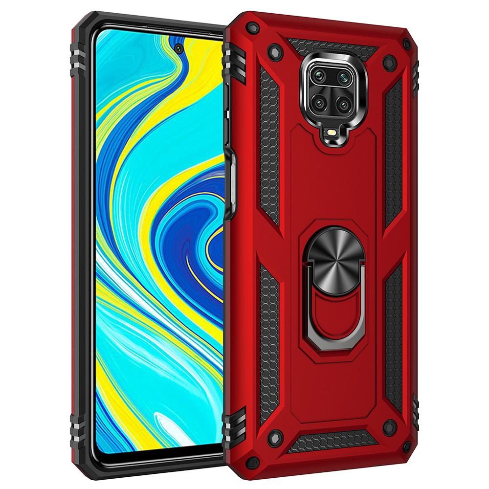 Ốp lưng cho Xiaomi Redmi Note 10 10S 9S 9 Pro Max 5G chống sốc 2 lớp kèm nhẫn iring làm giá đỡ