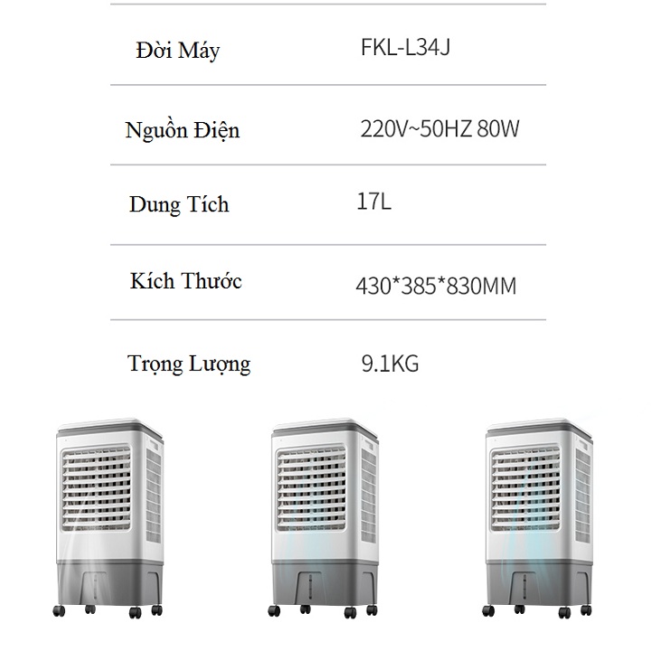 Quạt hơi nước công nghiệp cao cấp