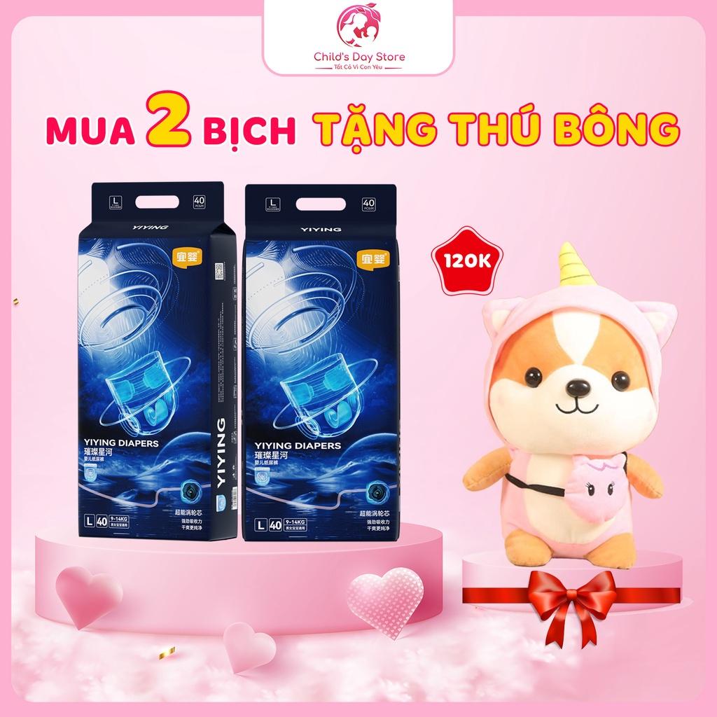 Tã bỉm Yiying Galaxy Thiên Hà Ánh Sáng Đủ size tã dán S58/M48/L40 Tã quần L38/XL34/XXL32/XXXL30-Childs_day