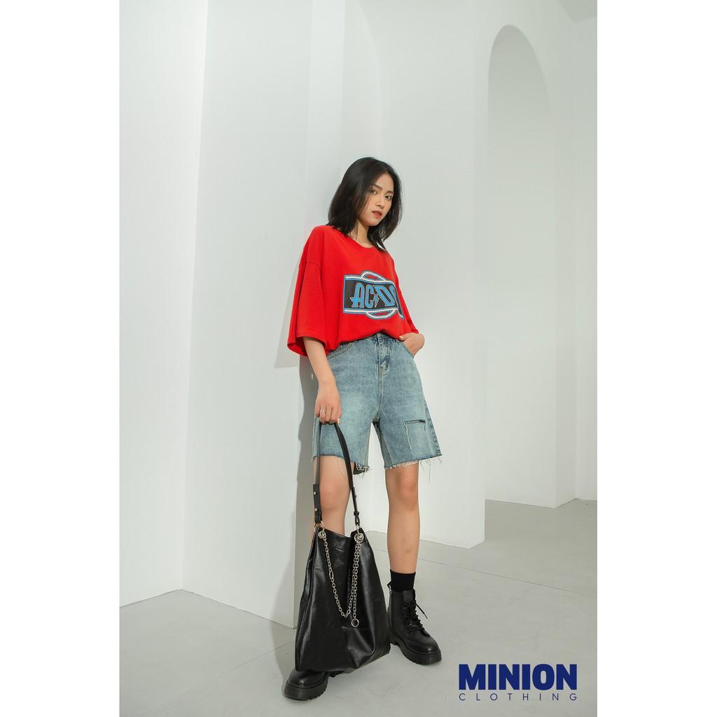 Giày boots cổ cao nữ MINION CLOTHING đế độn 4cm kéo khoá Ulzzang Streetwear chất da PU đi êm chân G2401