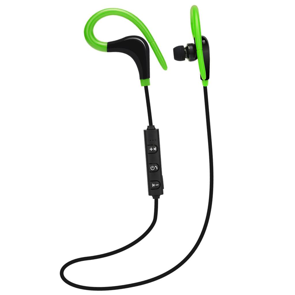 Wireless Sports Bluetooth Stereo Headset Ear Hook Headphone Neckband