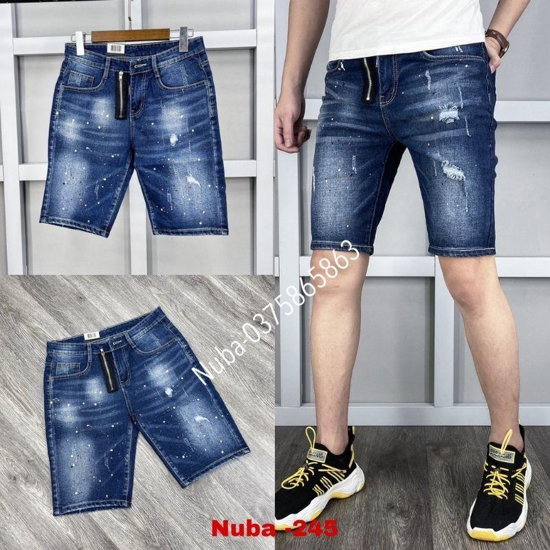 Quần short jean nam chất bò,cá tính trẻ trung, NUBA 245 TCS