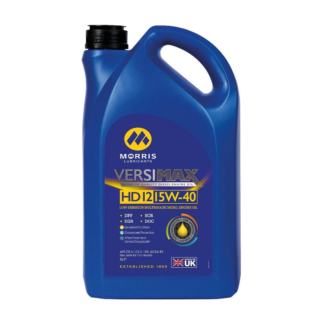 Dầu Nhớt Cao Cấp Cho Động Cơ Xăng và Diesel - Morris Lubricants Versimax HD12 15W-40 / Can 5L