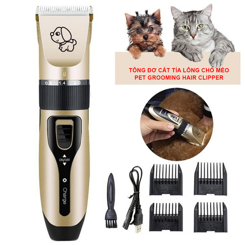 Tông Đơ Cắt Tỉa Lông Chó Mèo Taotaopets Pet Electric Clipper - YonaPetshop