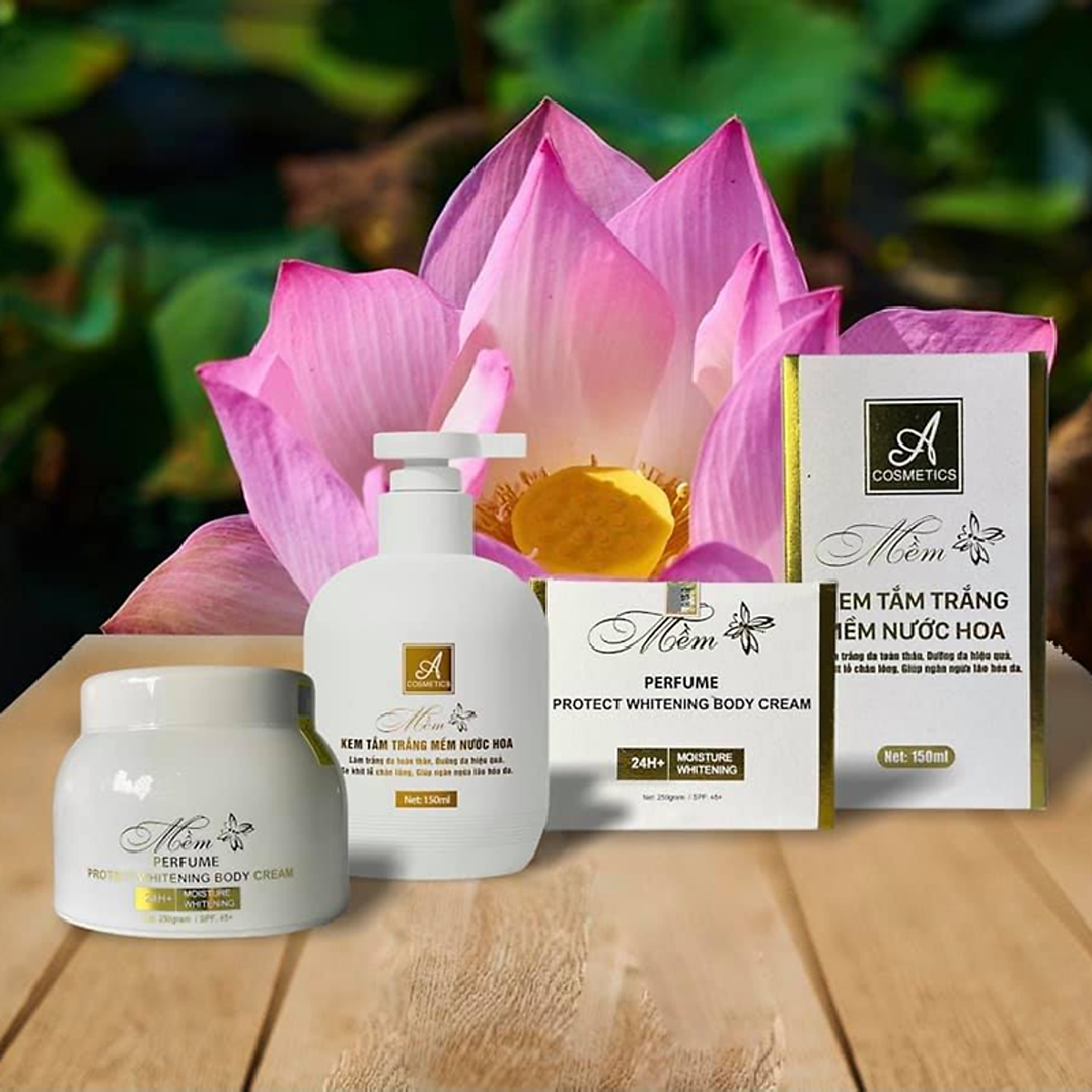 Combo Dưỡng Trắng Sáng Da Body Acosmetics