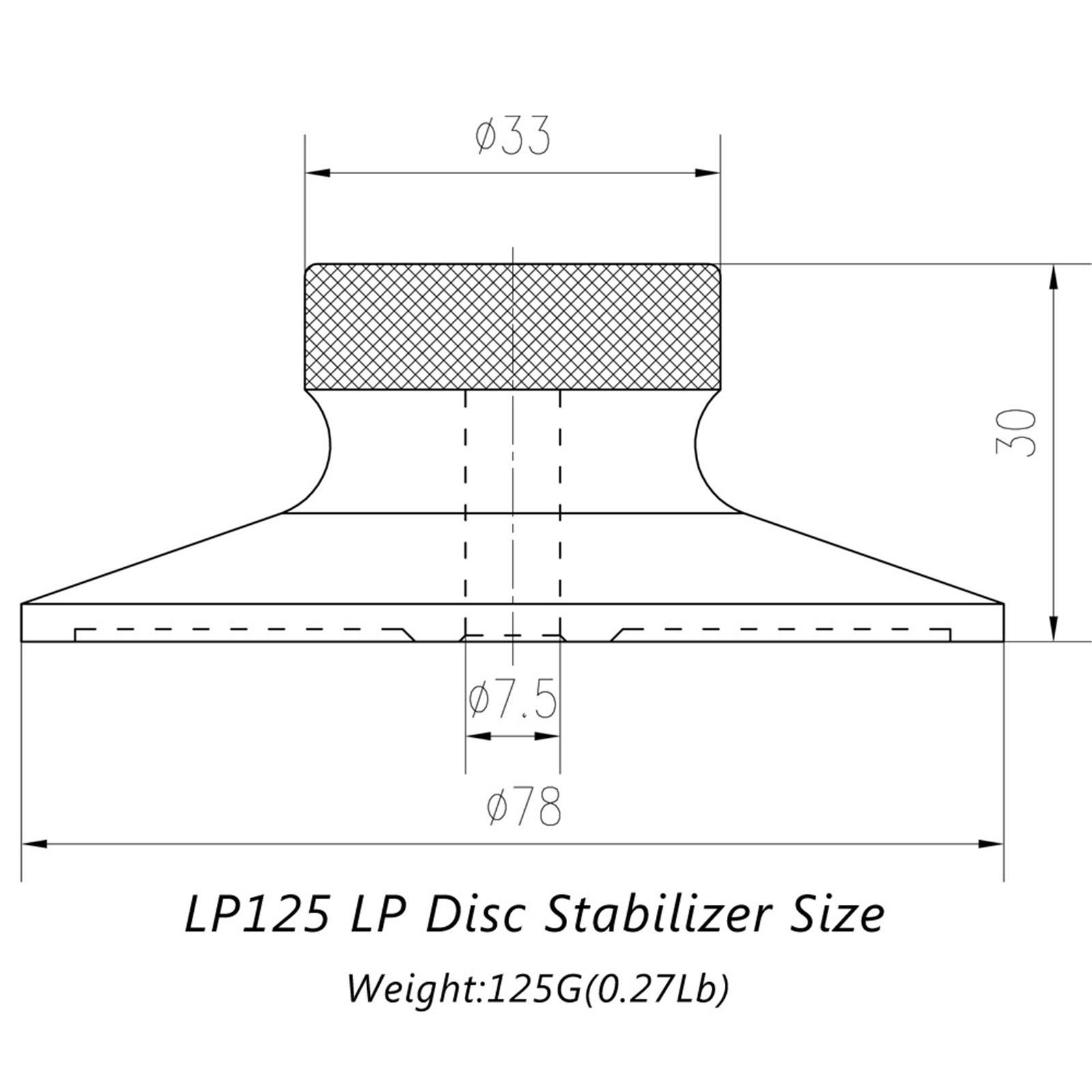 Record Weight Disc Stabilizer High Precision for player  Chassis