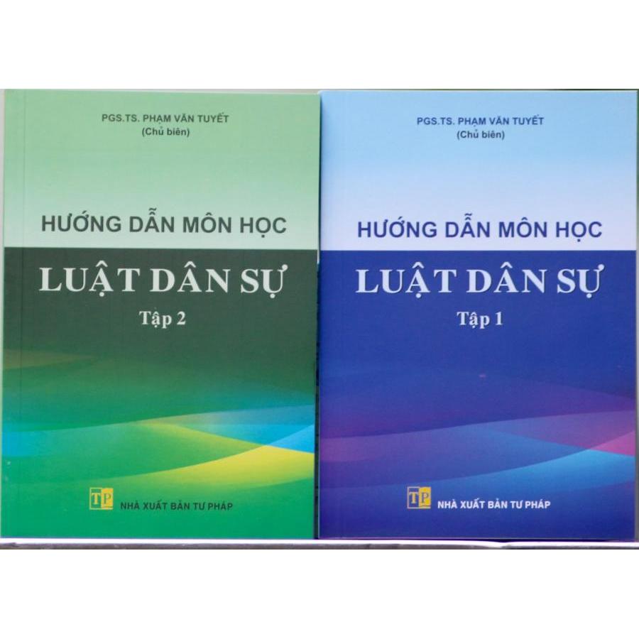 Bộ Hướng dẫn môn học luật dân sự tập 1 và 2