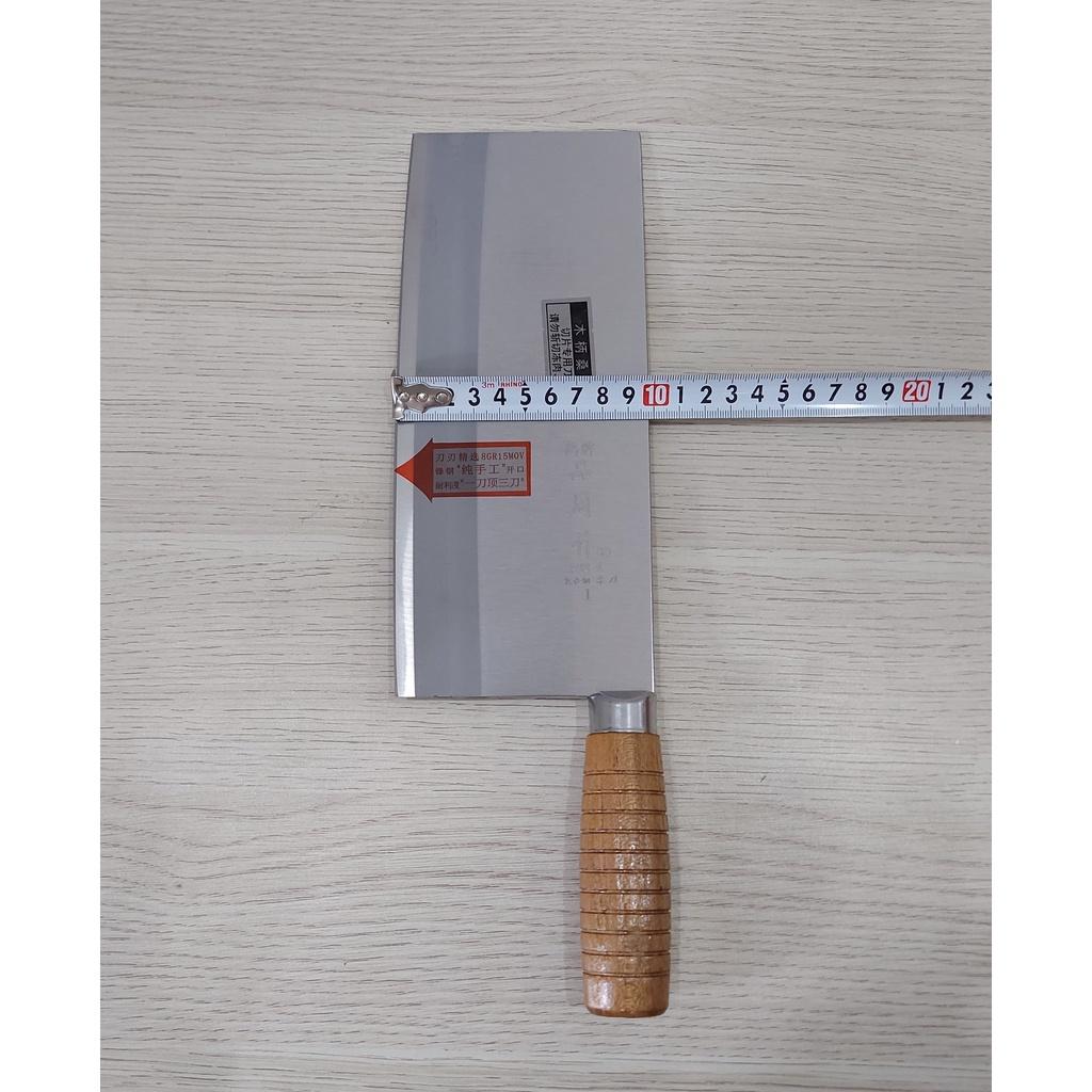 Dao bằm cán gỗ lưỡi thẳng