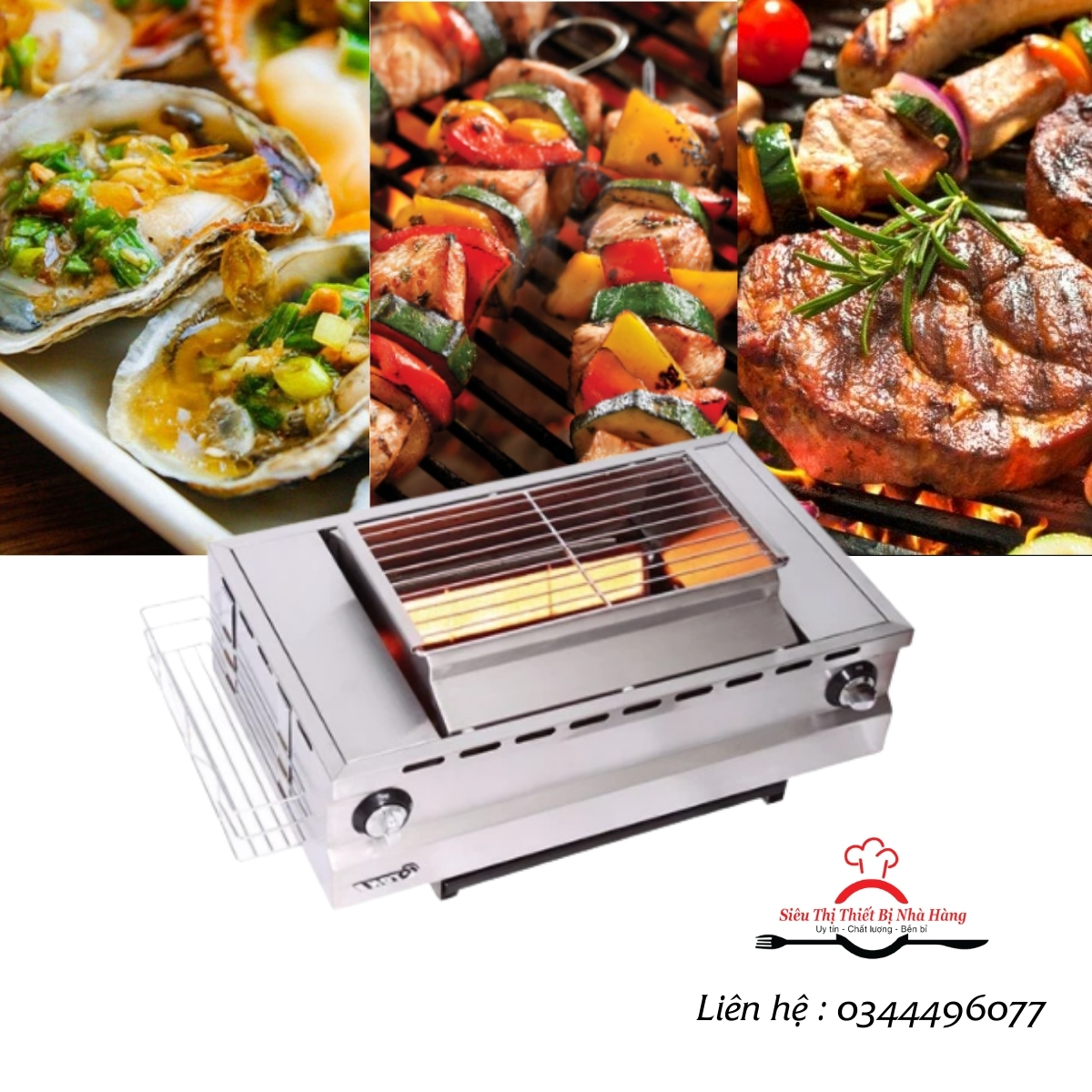 BẾP NƯỚNG GAS KHÔNG KHÓI ET-KF05 BẾP NƯỚNG THỊT DÙNG GAS