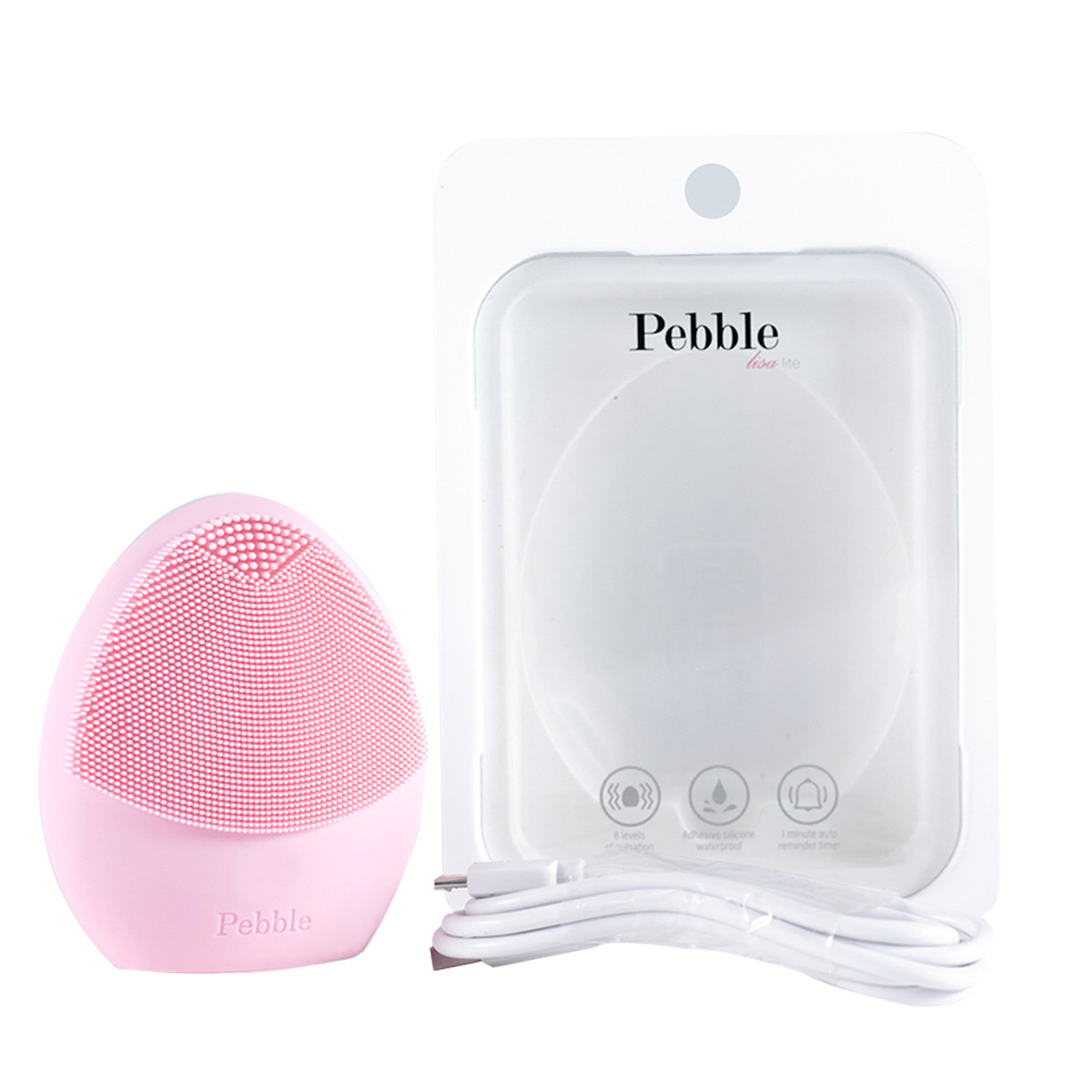 Máy rửa mặt Pebble Lisa LITE Pink Face washing machine