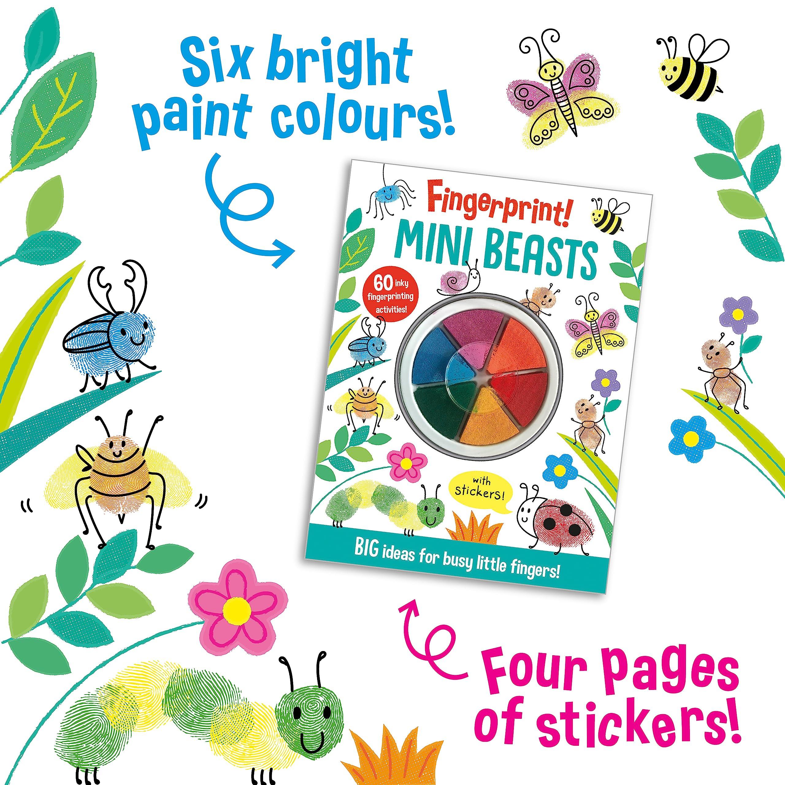 Sách ngoại văn: Fingerprint! - Mini Beasts