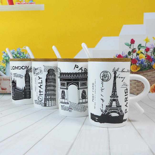 cốc sứ post card