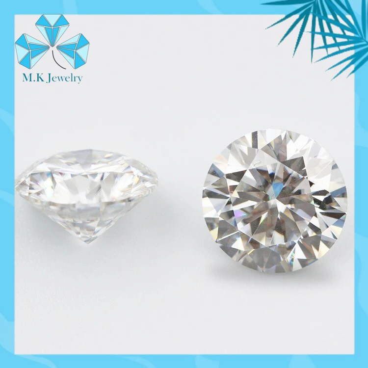 KIM CƯƠNG NHÂN TẠO - MOISSANITE NƯỚC D – ĐỘ TINH KHIẾT FL . FULL KIỂM ĐỊNH GRA
