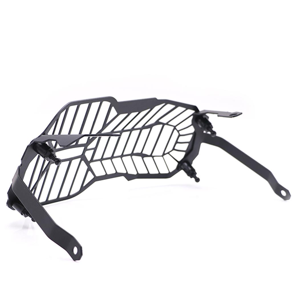 Black Motorcycle Headlight Grille Mesh Grille Headlight Mesh Hood for
