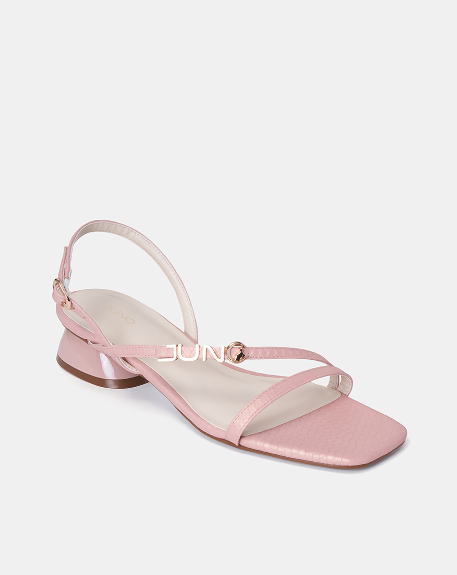 Giày Sandal Nữ 3cm Thời Trang Juno Dây Mảnh Phối Khoá Cats SD03067