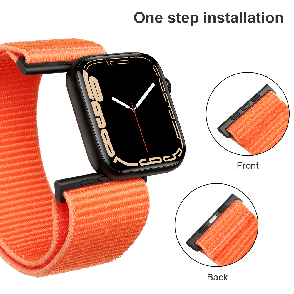 Dây đeo thay thế dành cho Apple Watch Ultra Series 8 49mm / 45mm / 44mm / 42mm chất liệu vải kết hợp với nylon hiệu WIWU Watchband Pro (thiết kế tinh tế, lịch lãm sang trọng, chất liệu cao cấp) - hàng nhập khẩu