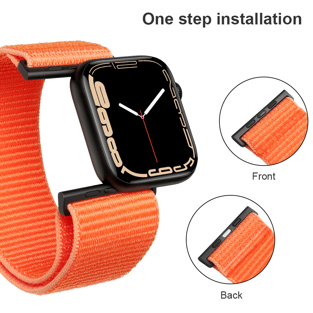 Dây đeo thay thế dành cho Apple Watch Ultra Series 8 49mm / 45mm / 44mm / 42mm chất liệu vải kết hợp với nylon hiệu WIWU Watchband Pro - hàng nhập khẩu