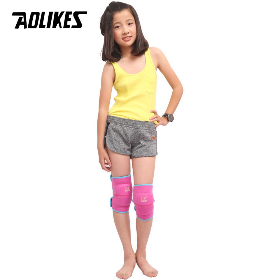 Đai miếng đệm bảo vệ đầu gối trẻ em AOLIKES A-7117 Kids sports knee protector