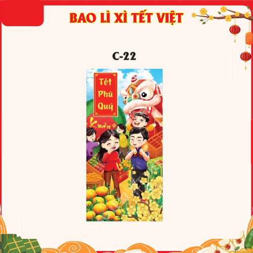 Bao Lì Xì 2023 Set 10 cái - C22