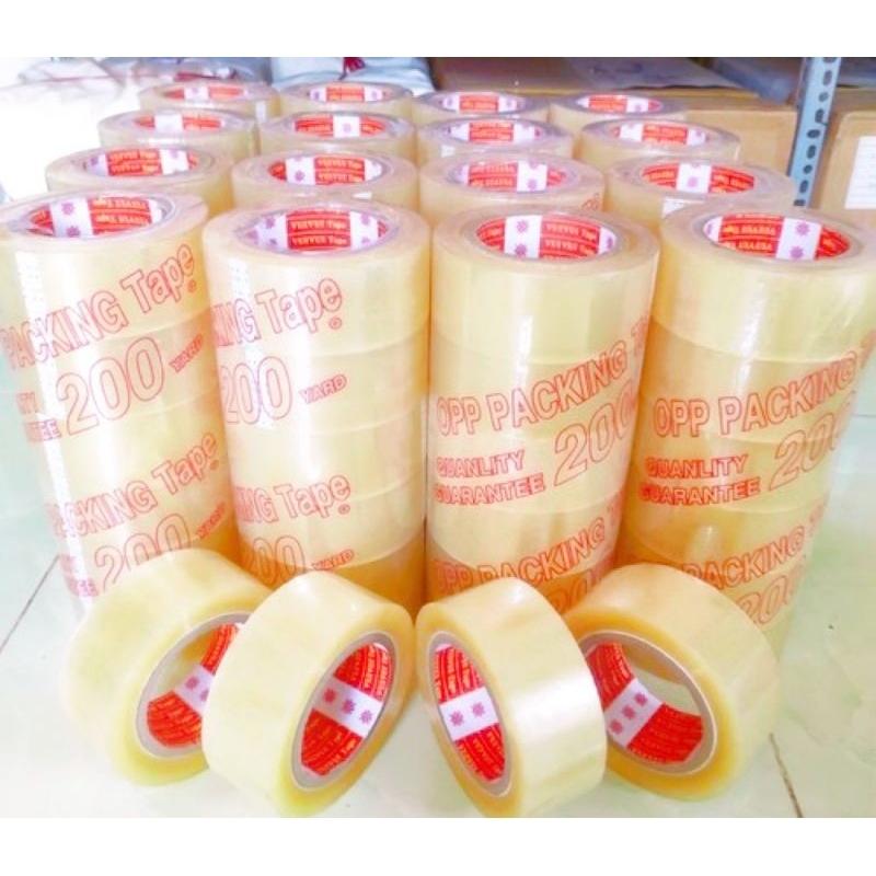 Băng Keo Trong 200 Yard Dày Dặn Hơn Cuộn Thường Lẻ 1 Cuộn