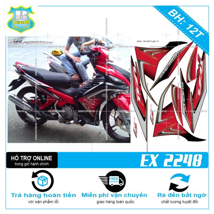 Tem rời dành cho EX 2011 ZIN ĐỎ ĐEN