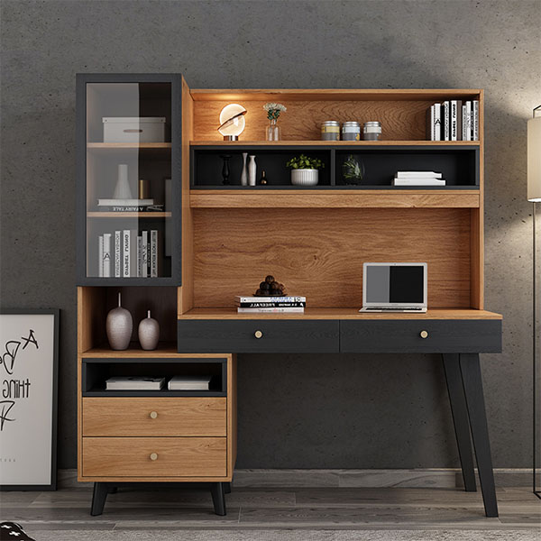 Bàn làm việc bằng gỗ công nghiệp thiết kế đẹp