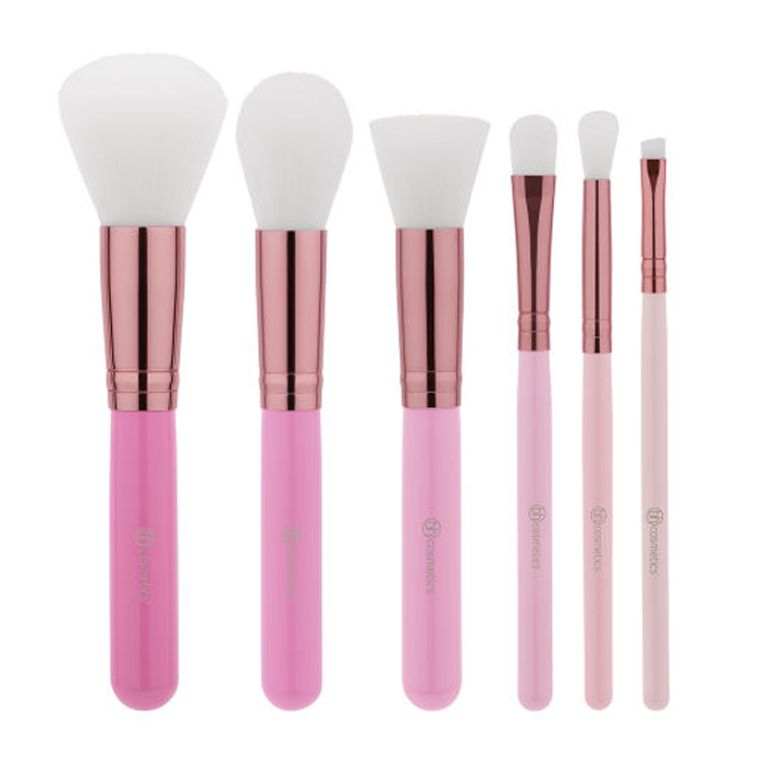 Bộ Cọ Trang Điểm 6 Cây Bh Cosmetics Mini Pink Perfection