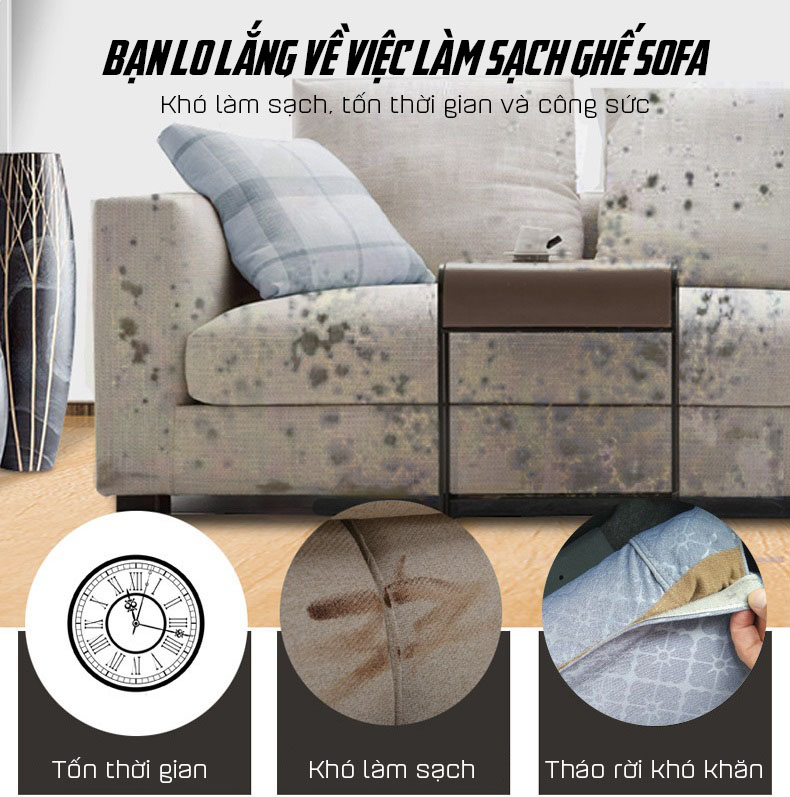 Dung Dịch Tẩy Rửa Vết Bẩn Ghế Sofa Nội Thất Bằng Vải Nỉ Cao Cấp 500ml