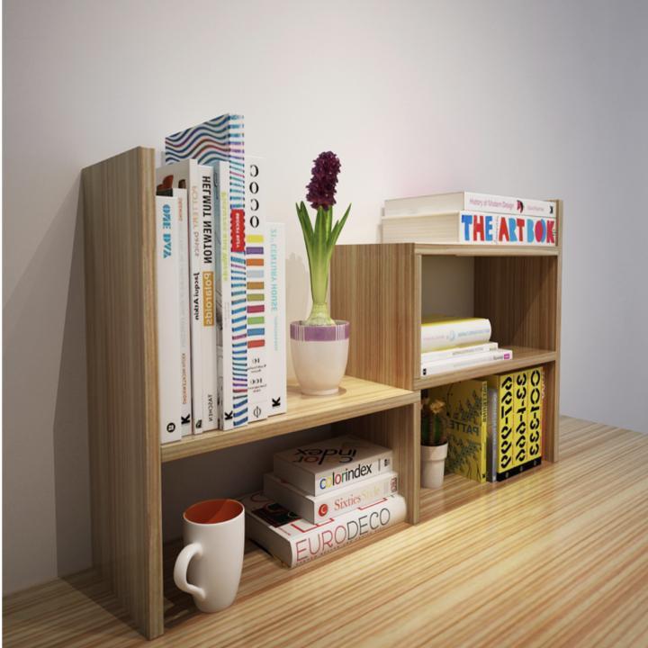 Khuyến mãi - Kệ gỗ để bàn đựng sách BOOKCASE White