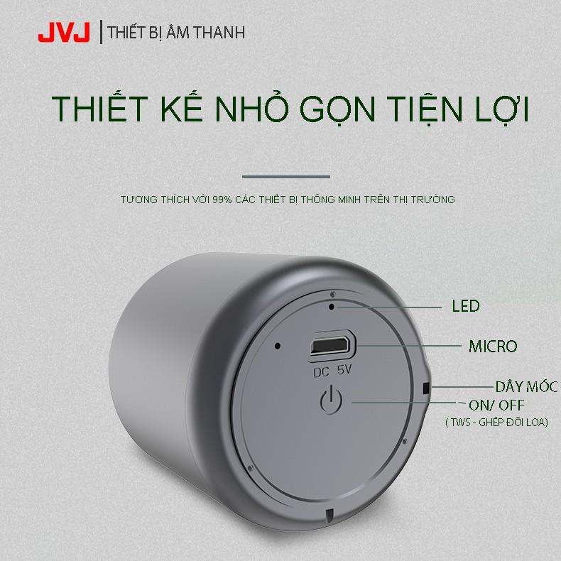 Loa di động Bluetooth JVJ Mini 3D BLT Không Dây - Âm Thanh Nổi Siêu Bass bỏ túi mang theo tiện lợi nhiều màu sắc - Hàng Chính Hãng