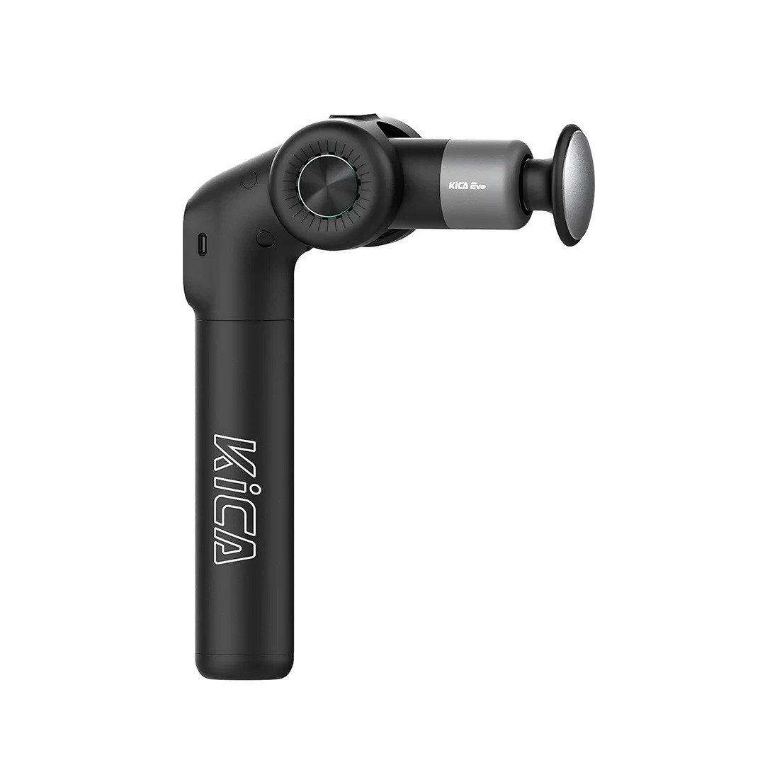 Máy Massage KICA EVO Máy Massa Cầm Tay Điều Chỉnh 6 Góc Linh Hoạt Sử Dụng 6 Đầu Massa Có Đầu Nén Nóng Giúp Massa Dễ Chịu