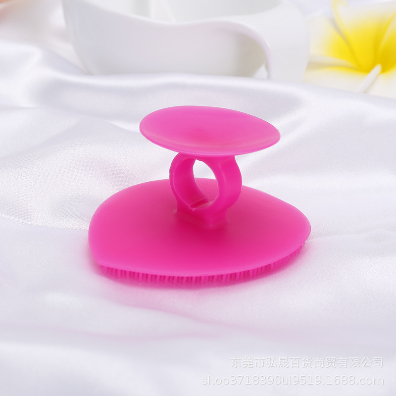 [ COMBO 2] Dụng Cụ Rửa Mặt và Massage Mặt Silicon Mềm Dẻo HT SYS Facial Cleansing Fad-(Hình Trái Tim+ Bạch Tuộc)