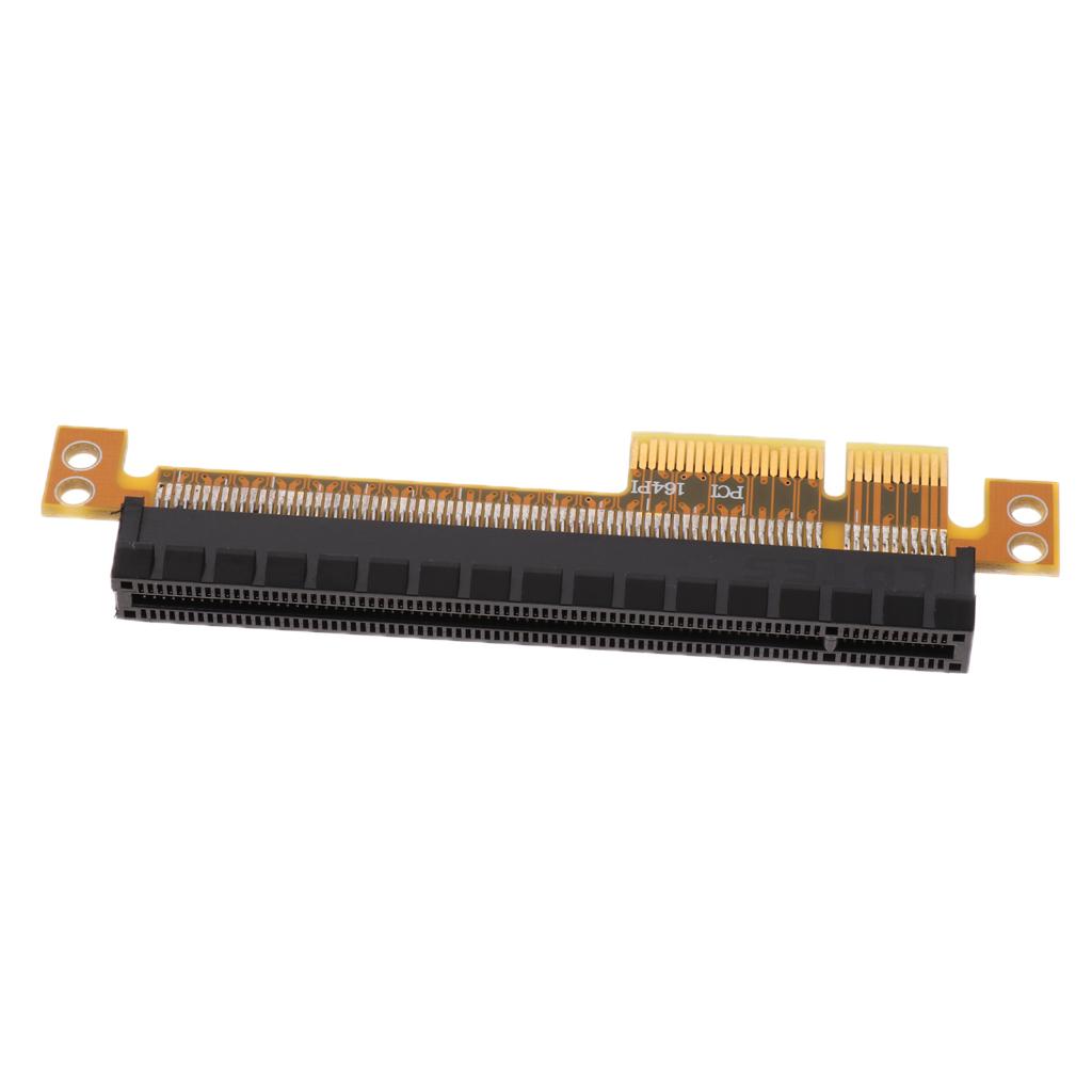1Piece PCI-E PCI-Express 4X to 16X Riser Extension Card Graphic Card Slot Converter