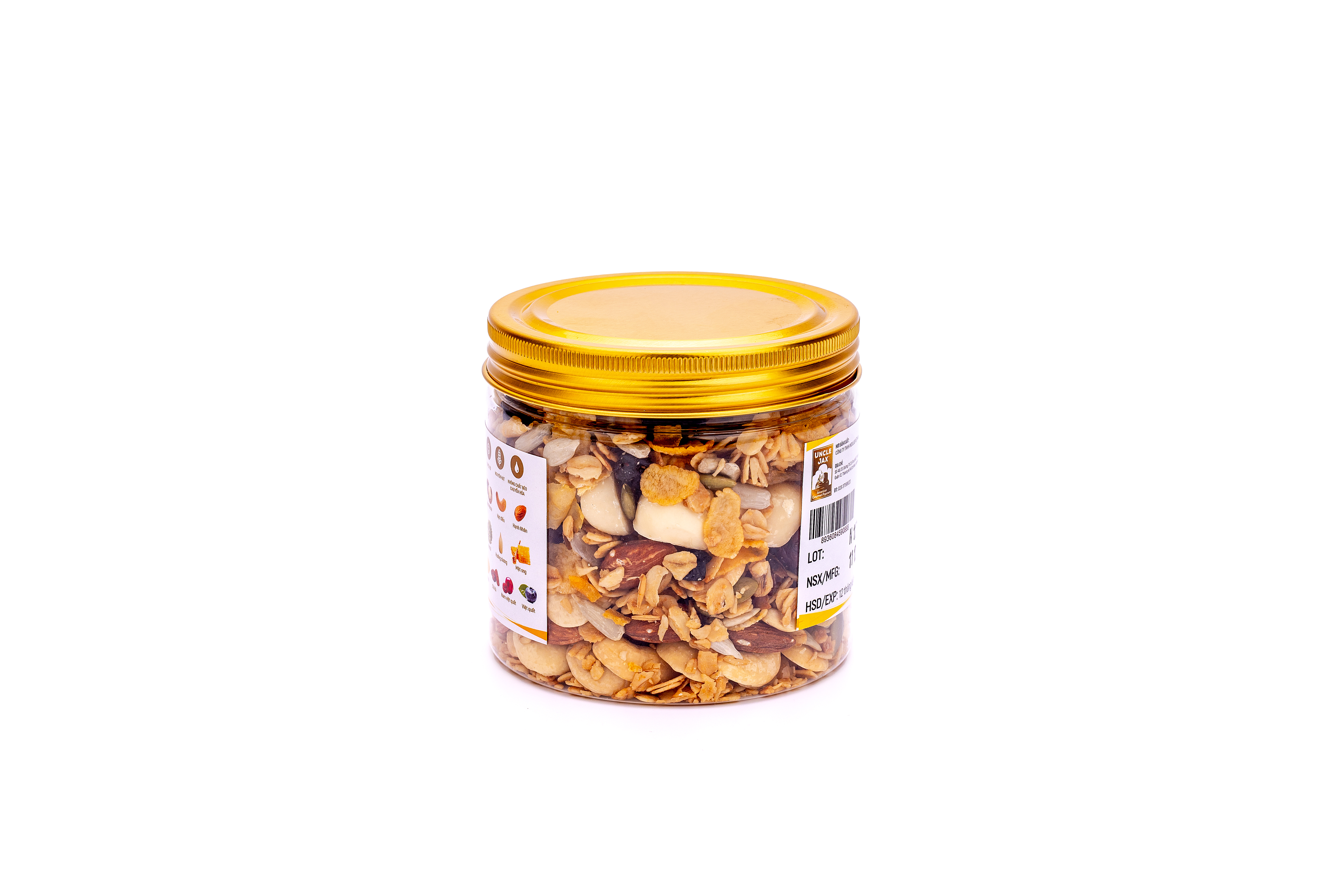 Ngũ Cốc Granola Hạt Trái Cây Uncle Jax